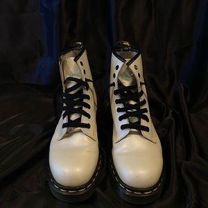 Pearl white UK size 6 Dr. Martens